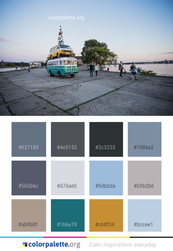 Sky Water Sea Color Palette