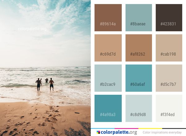 Beach Sea Sky Color Palette