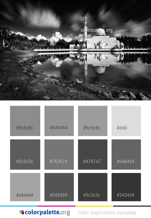 Reflection Sky Nature Color Palette