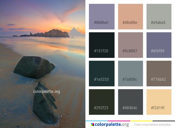Sea Sky Calm Color Palette