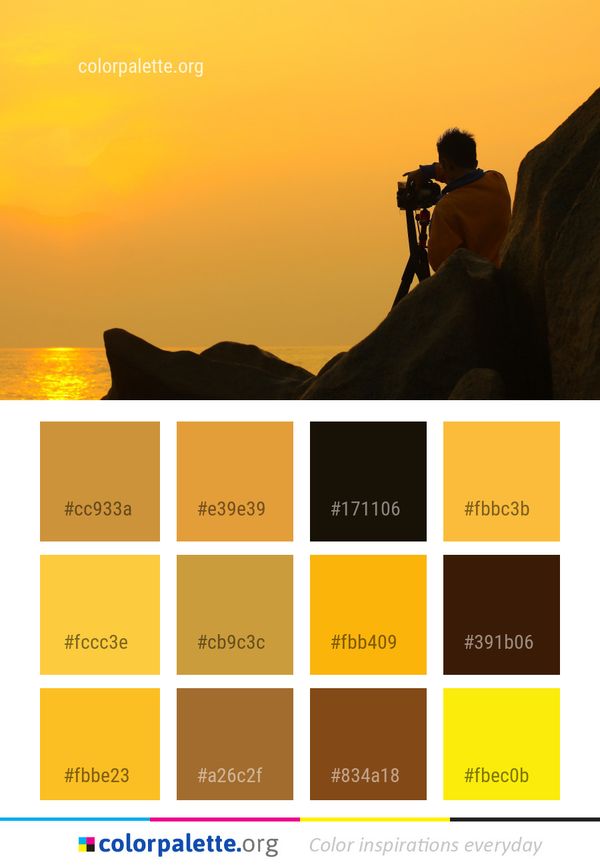 Sky Yellow Sunrise Color Palette