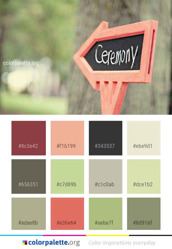 Red Pink Signage Color Palette