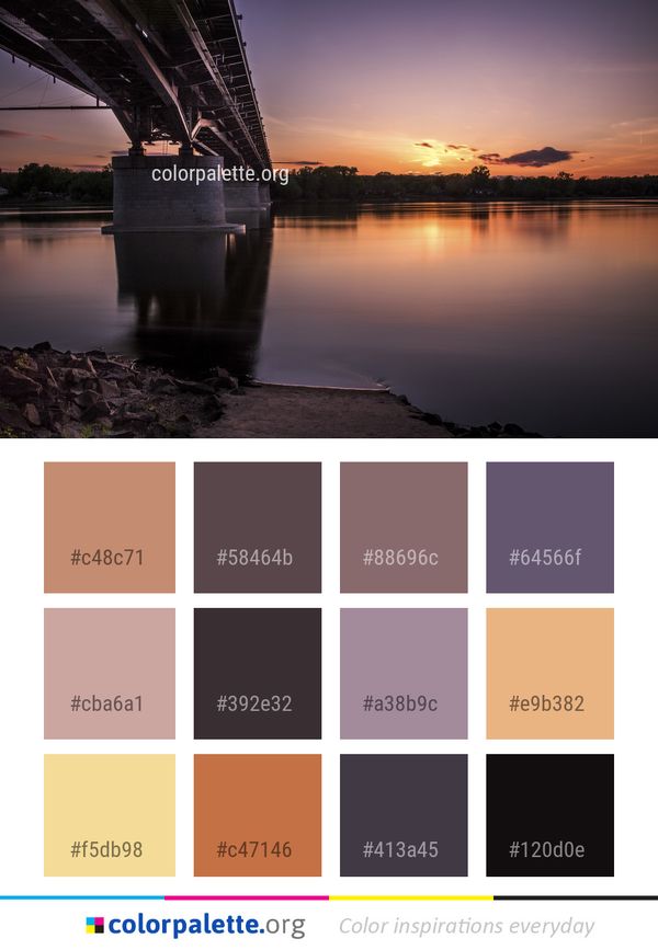 Reflection Sky Water Color Palette