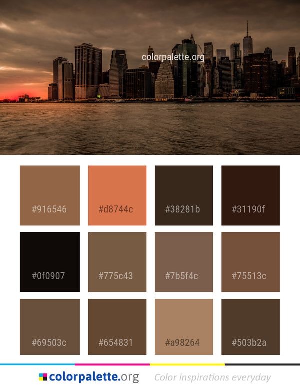Skyline Cityscape City Color Palette