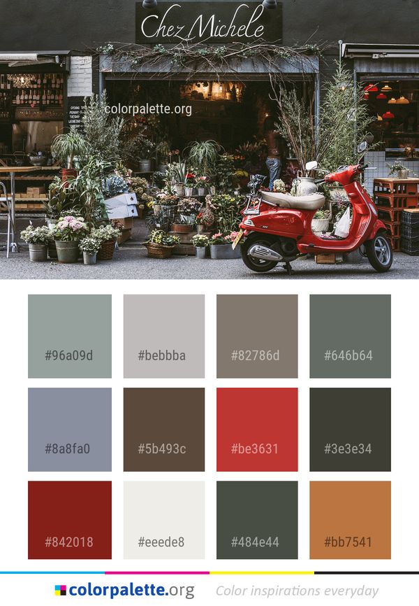 Vehicle Car Christmas Color Palette
