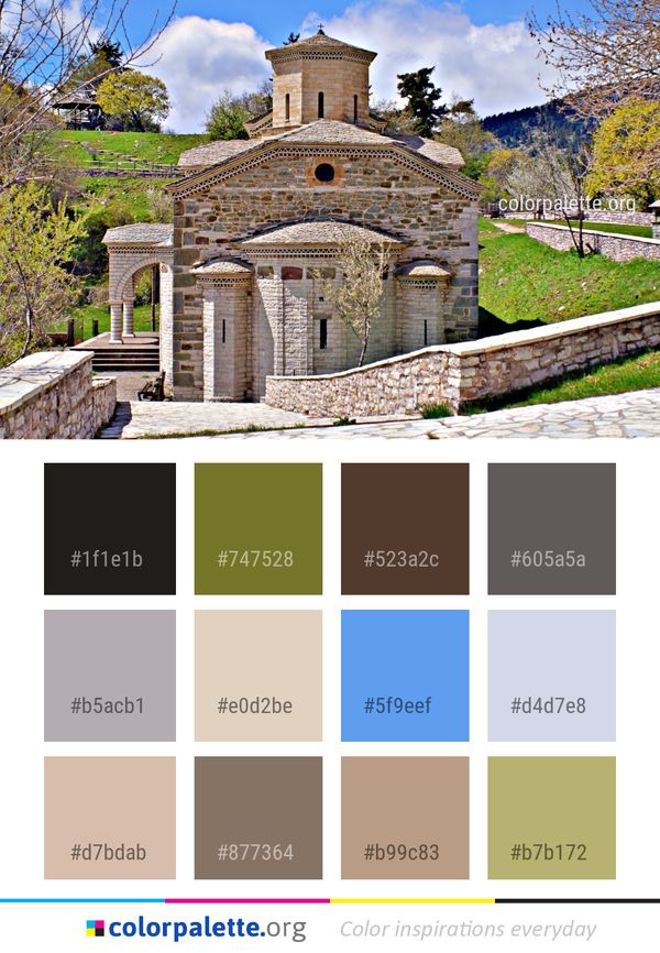 Historic Site Wall Sky Color Palette