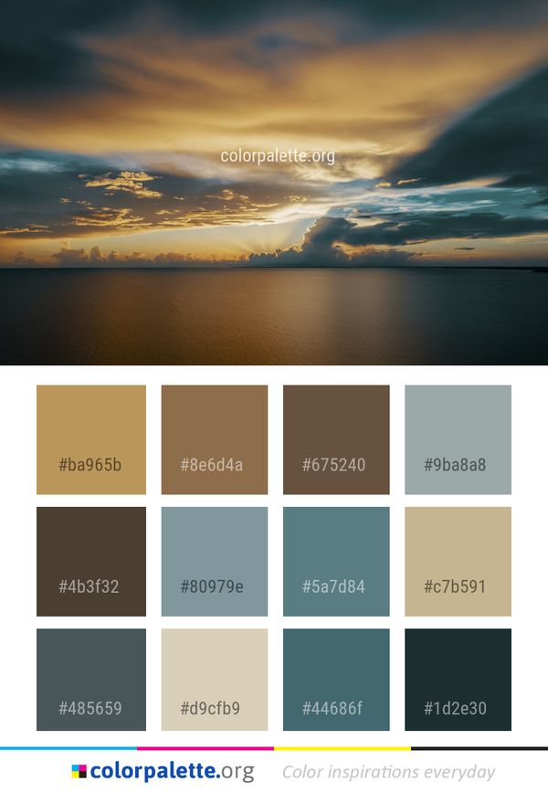 Sky Horizon Atmosphere Color Palette