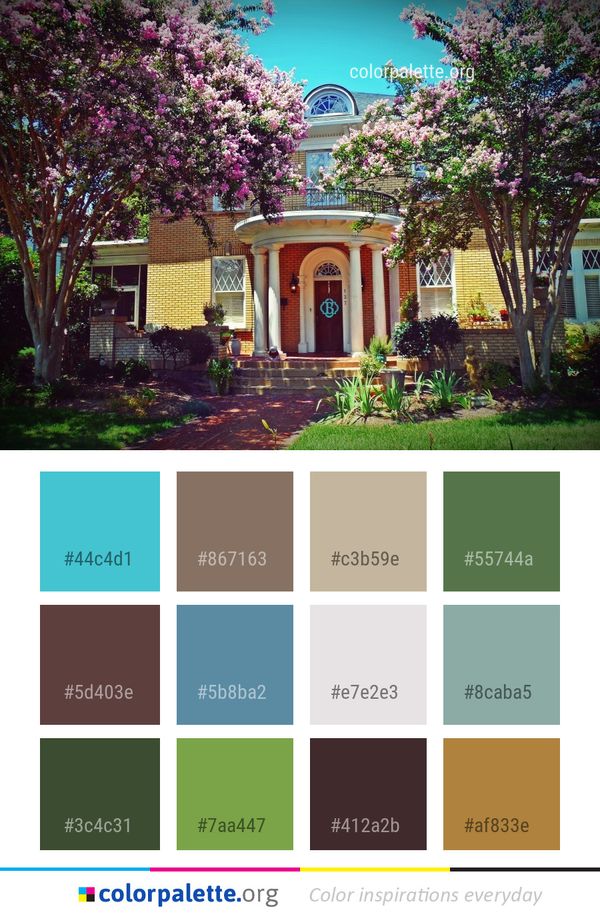 Home Nature House Color Palette