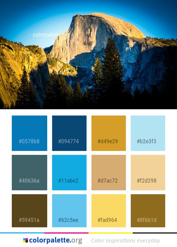 Nature Sky Rock Color Palette
