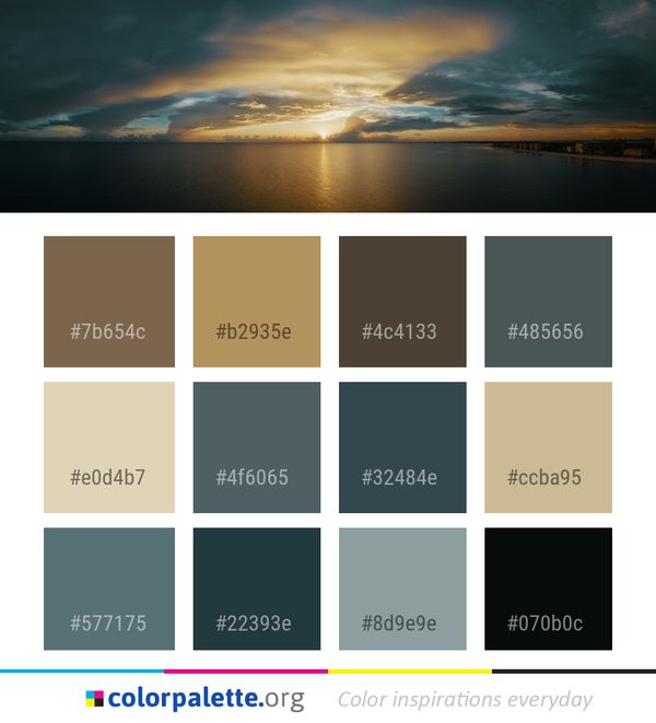 Sky Horizon Nature Color Palette