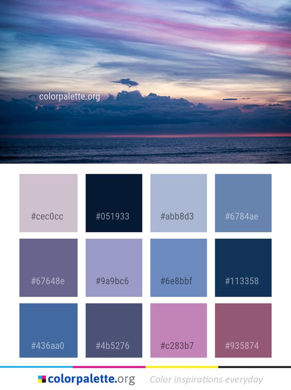 Sky Horizon Sea Color Palette