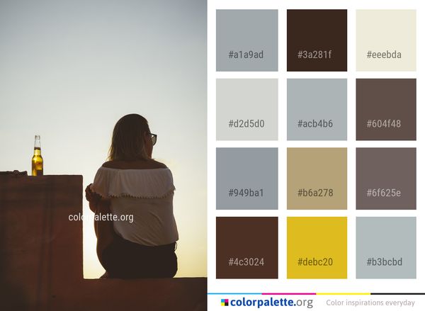 Sky Sitting Standing Color Palette