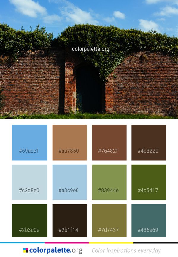 Sky Wall Ruins Color Palette