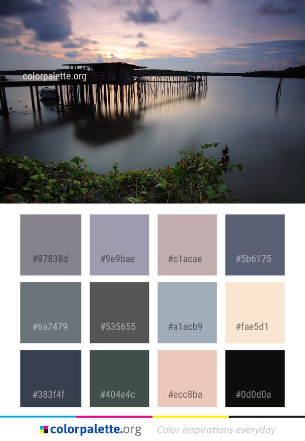 Reflection Nature Sky Color Palette