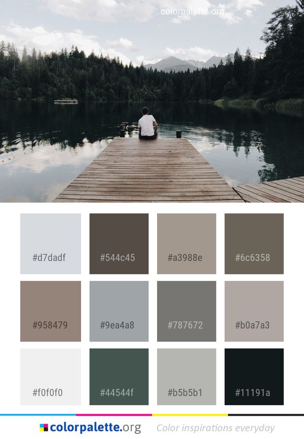 Reflection Water Lake Color Palette