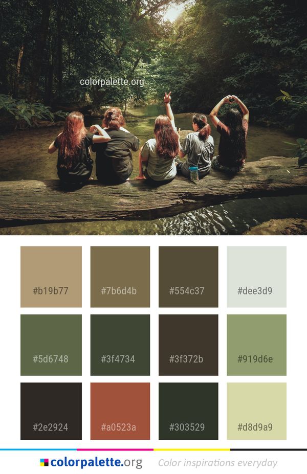 Nature Fun Tree Color Palette