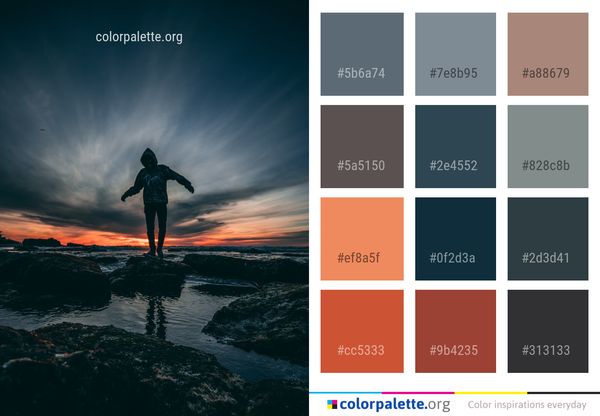 Sea Water Sky Color Palette