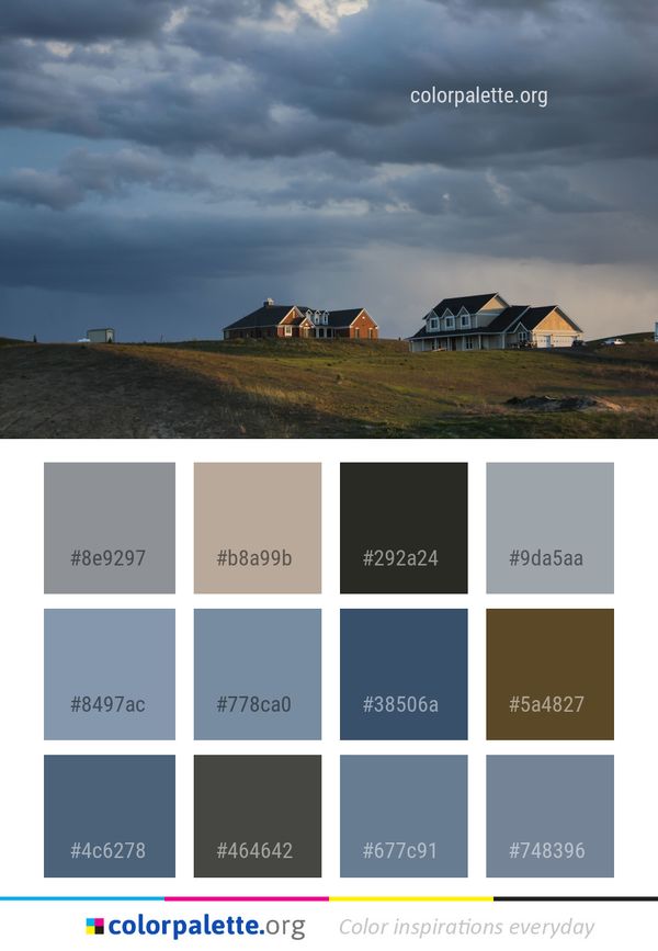 Cloud Sky Highland Color Palette