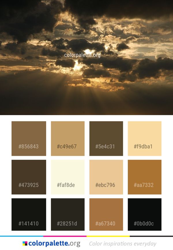 Sky Cloud Atmosphere Color Palette