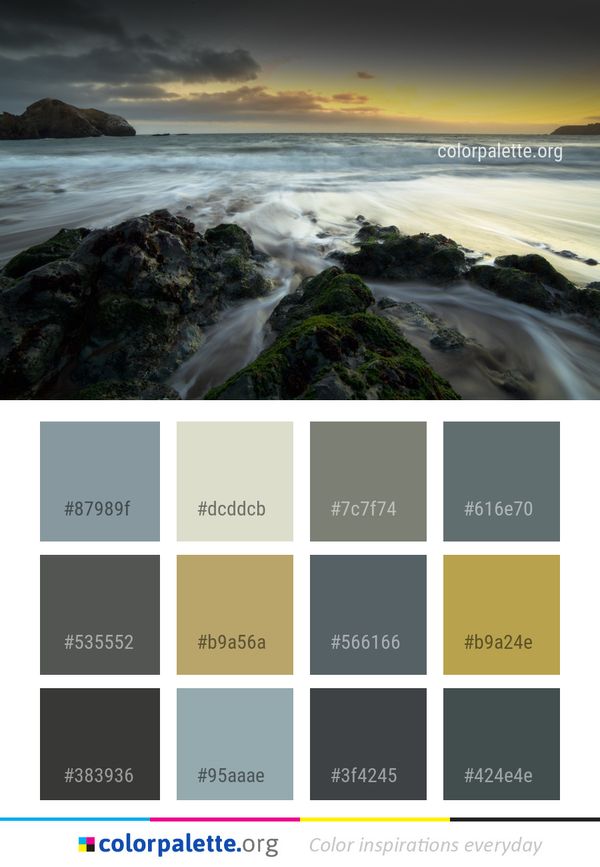 Body Of Water Sea Sky Color Palette