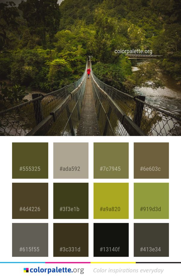 Bridge Suspension Tree Color Palette