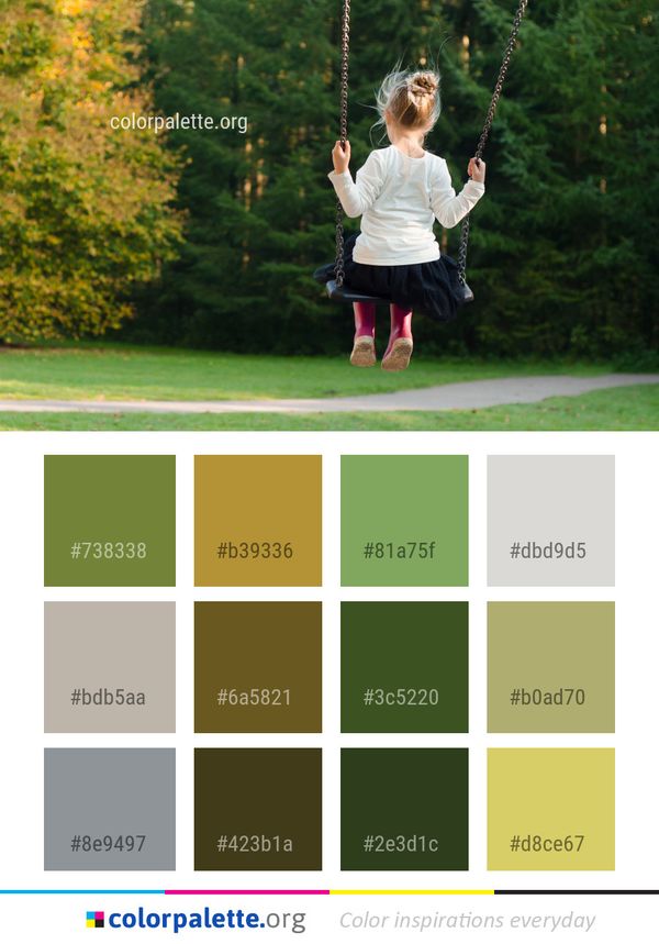 Nature Tree Plant Color Palette