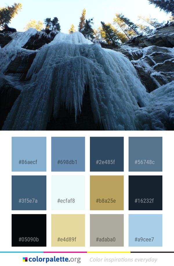 Nature Winter Freezing Color Palette