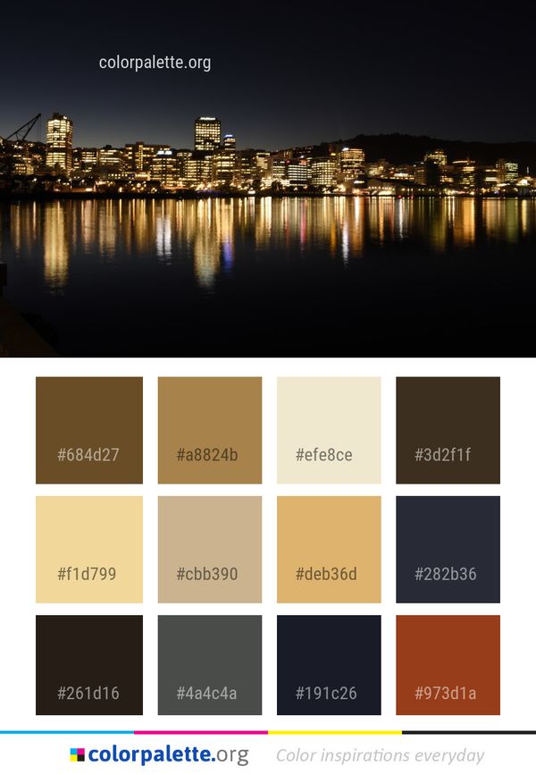 Reflection Cityscape City Color Palette