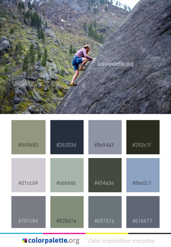 Ridge Outdoor Recreation Mountain Color Palette