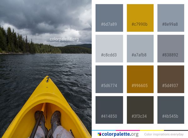 Loch Nature Water Color Palette