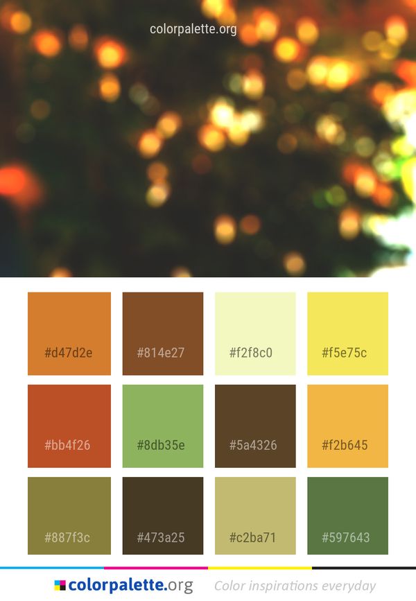 Nature Light Close Up Color Palette