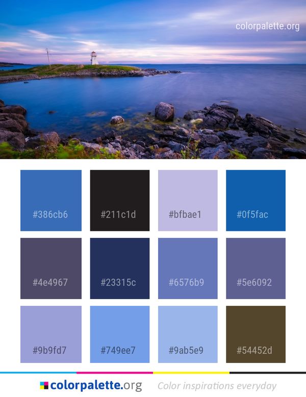 Nature Sky Coast Color Palette