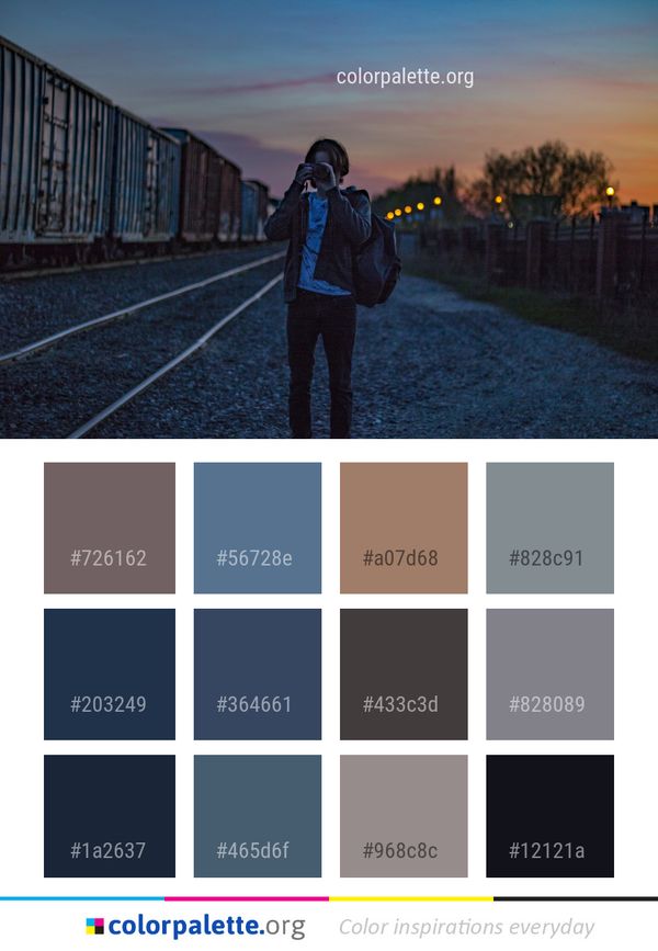 Sky Blue Photograph Color Palette