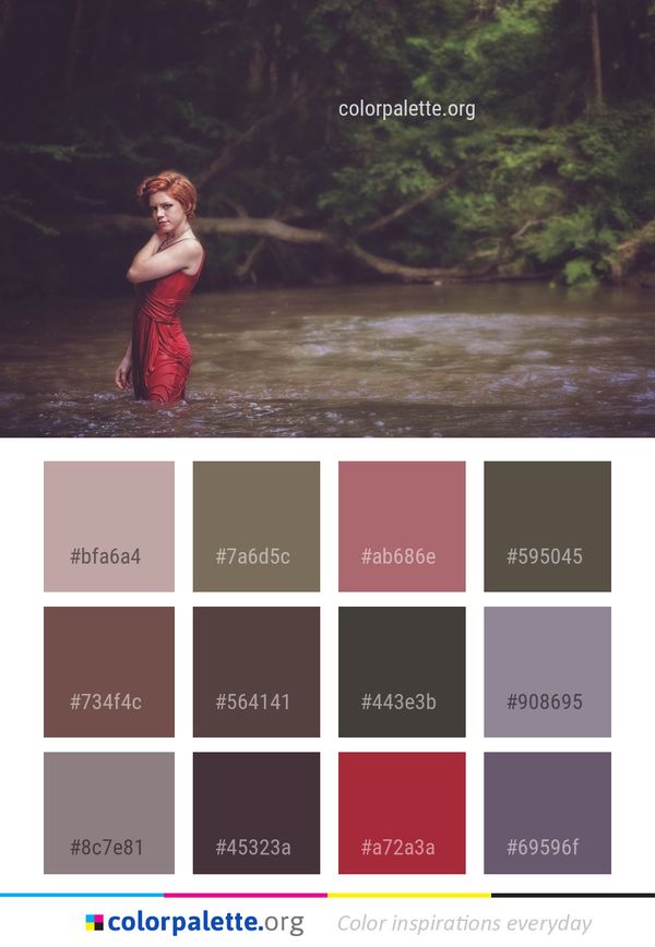 Water Nature Body Of Color Palette