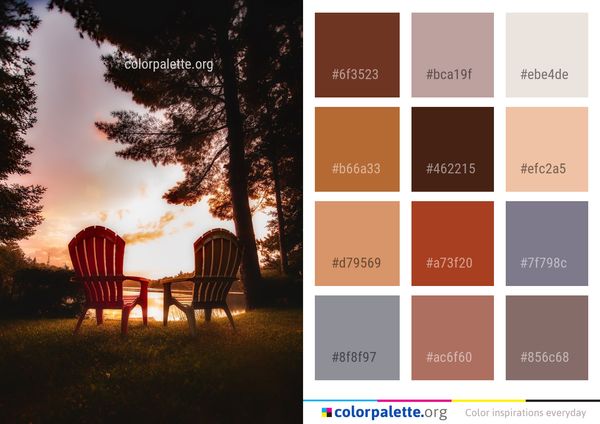 Nature Tree Sky Color Palette