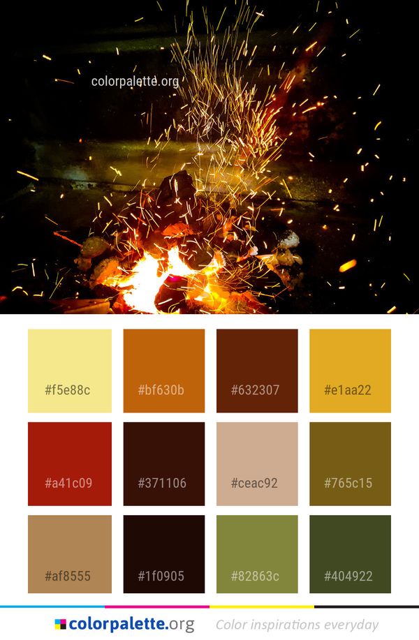 Fireworks Sparkler Diwali Color Palette
