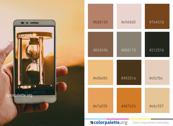 Gadget Mobile Phone Electronic Device Color Palette