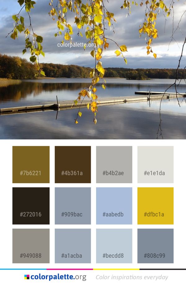 Reflection Water Nature Color Palette