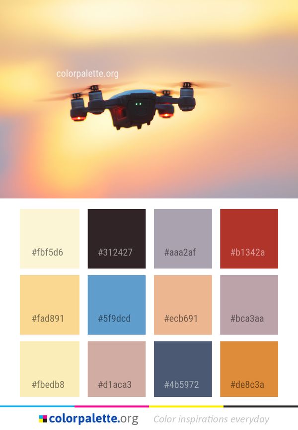 Sky Atmosphere Morning Color Palette