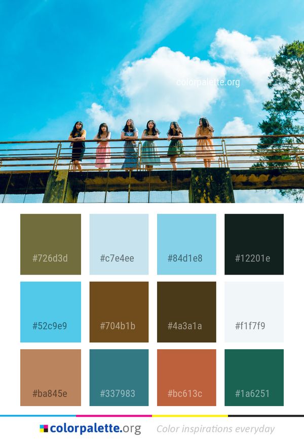 Sky Cloud Blue Color Palette