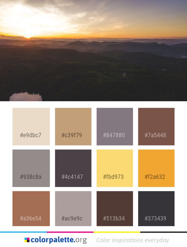 Sky Sunrise Atmosphere Color Palette