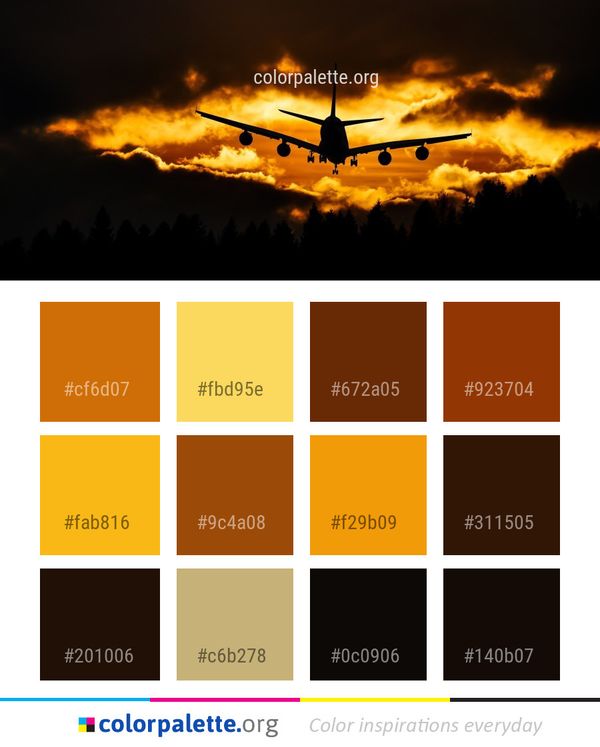 Sky Yellow Atmosphere Color Palette