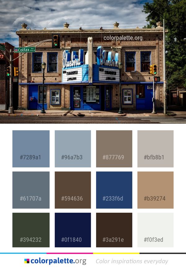 Landmark Building Town Color Palette