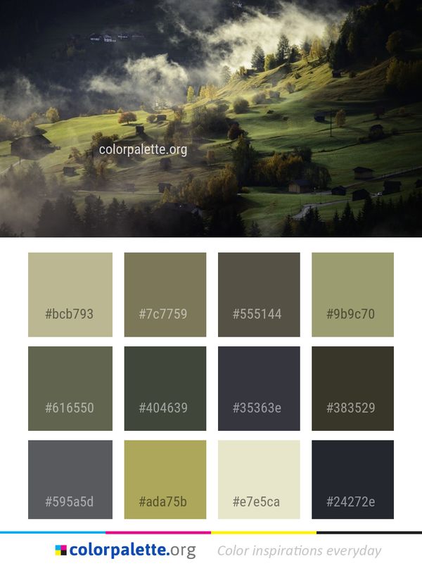 Nature Sky Atmosphere Color Palette