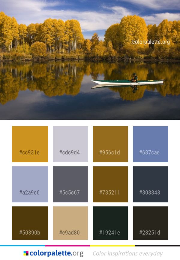 Reflection Water Nature Color Palette