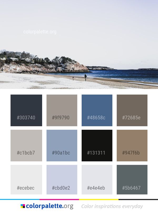 Sea Sky Body Of Water Color Palette