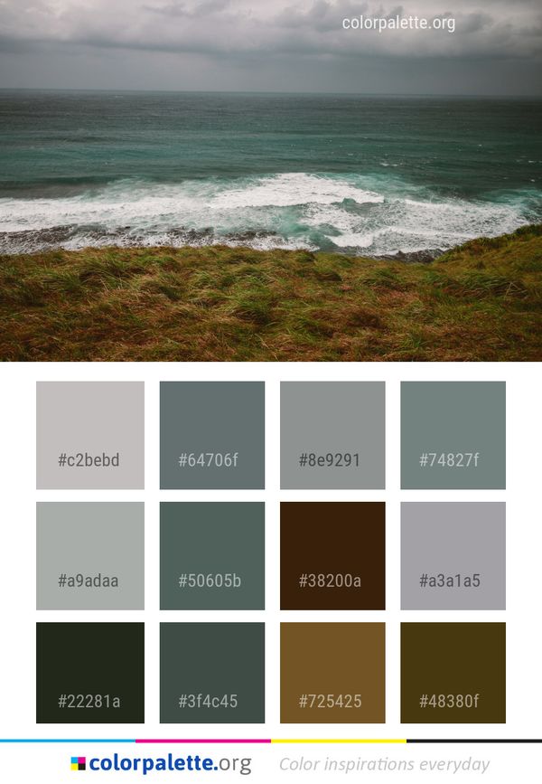Sea Sky Ocean Color Palette