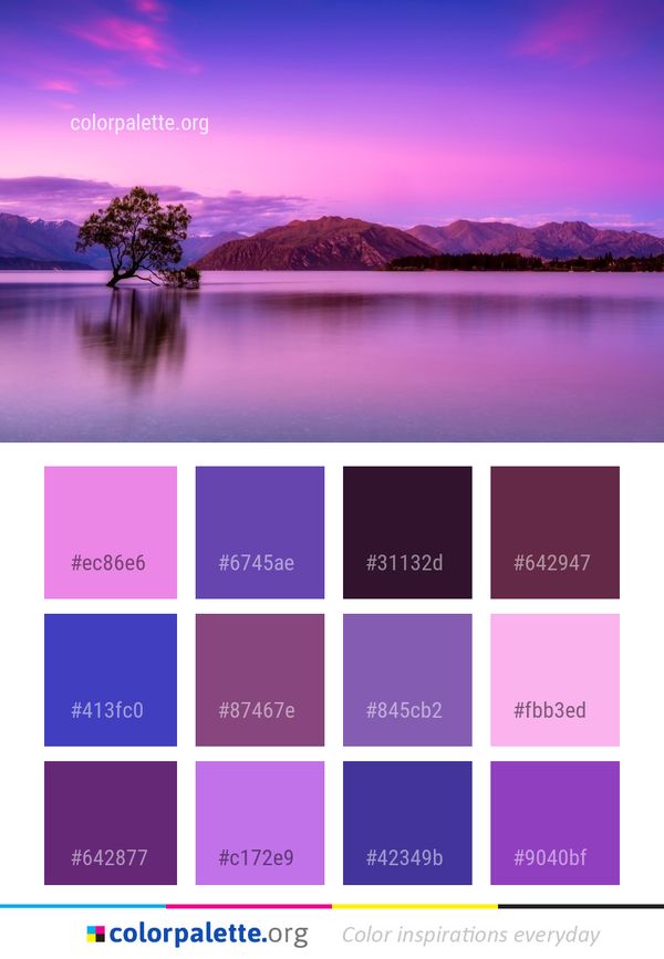 Sky Reflection Nature Color Palette