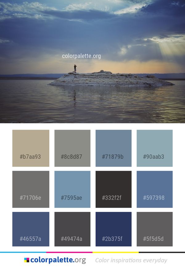 Sky Sea Horizon Color Palette