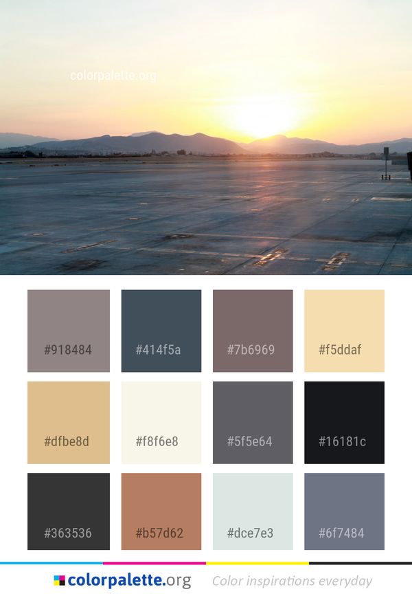 Sky Sea Horizon Color Palette